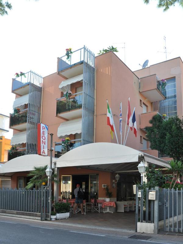 Hotel Peonia Rimini Exteriör bild