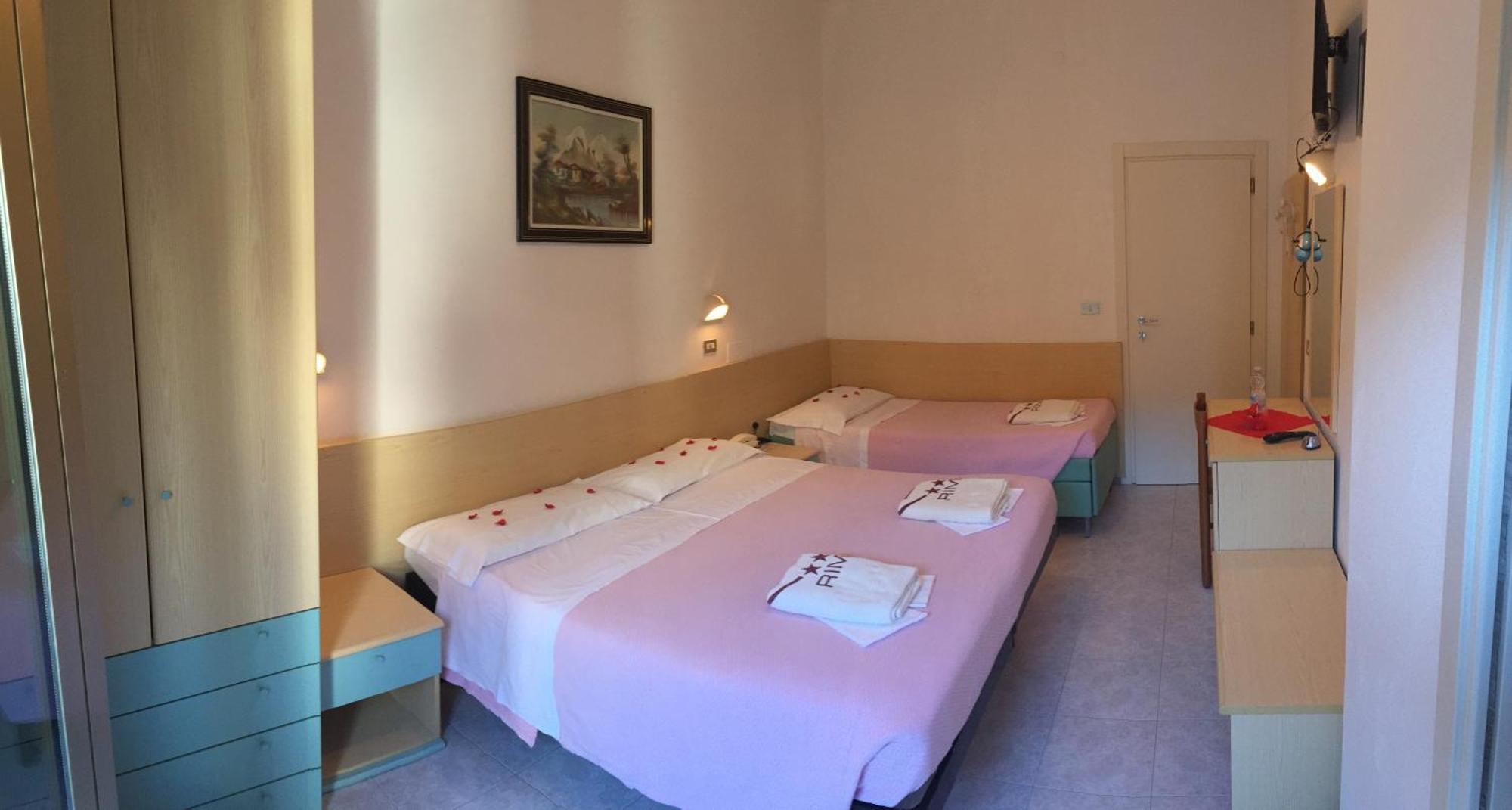 Hotel Peonia Rimini Rum bild